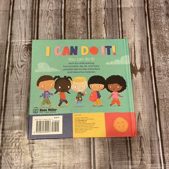 I Can Do It A Children’s Book of 5 Interactive Fasteners | Hands on Learning - Picture 2 of 9